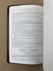 NIV Life Application Study Bible; Ronald A. Beers, Zondervan, 1997, Leather