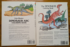 Dinosaur & Dinosaur ABC Coloring Book Dover Coloring Books Lot Nice