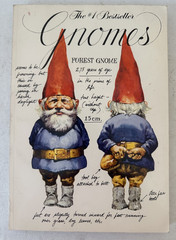 Gnomes Huygen Poortvliet 1979 1st PB printing art fairy fantasy VTG forest draw