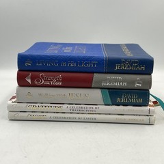 Lot of 5 David Jeremiah Hardcover and softcover Blue Turning Point Devotional