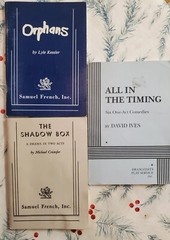 Vintage Drama Books Acts Plays Lot Of 6 Kessler, Ives, Chekov, Cristofer, etc