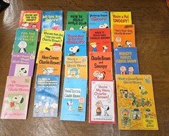 Peanuts Charlie Brown Book Lot of 19 Vintage 1950s 60s 70s Charles Schulz Snoopy