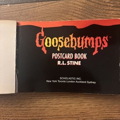 Goosebumps Postcard Book R. L. Stine 1996 Vintage Collectible 90’s COMPLETE