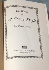 1927 A CONAN DOYLE COLLECTED WORKS OF HB BOOK GIANT INTERNATIONAL SERIES