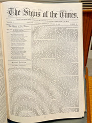 Signs of the Times Articles, Volume 1 / Ellen G. White, ADVENTIST HERITAGE BOOK