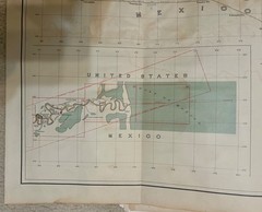 1911 Rio Grande Topographical Map – Roma to the Gulf of Mexico (America)