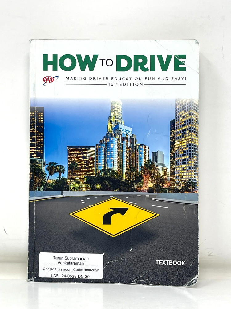 How To Drive AAA 15th Edition – Student Textbook
