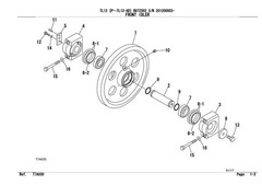 TAKEUCHI TL12 TL12-AD Crawler Loader Illustrated Parts Manual WIRE BOUND, JACKET