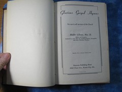 ANTIQUE GLORIOUS GOSPEL HYMNS Nazarene Hymnal HALDOR LILLENAS HC 1931 VGC