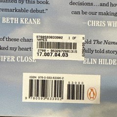 Names: a Read with Jenna Pick by Florence Knapp, Penguin, Hardcover, 2025