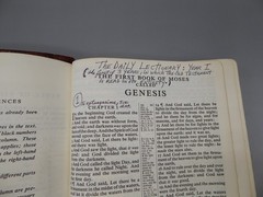 Vintage KJV Holy Bible Cambridge Univ. Press Water Buffalo Calfskin