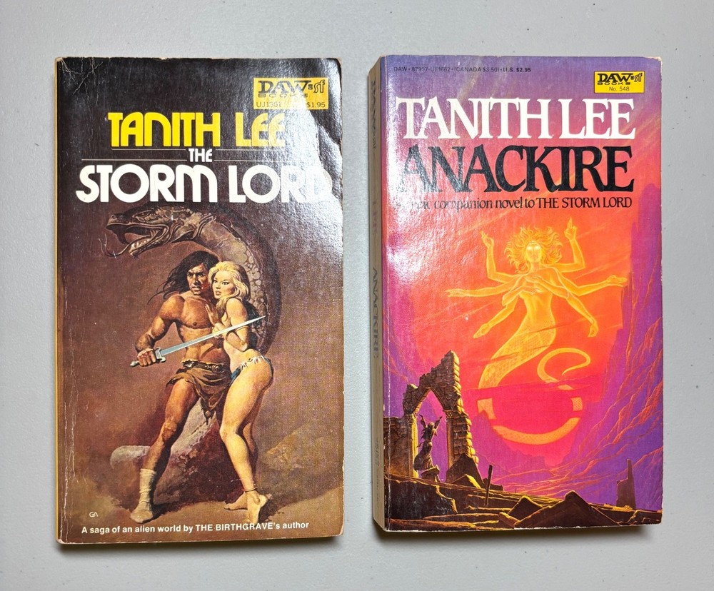 The Storm Lord / Anackire – Tanith Lee, DAW PB First Printing 1976 & 1983