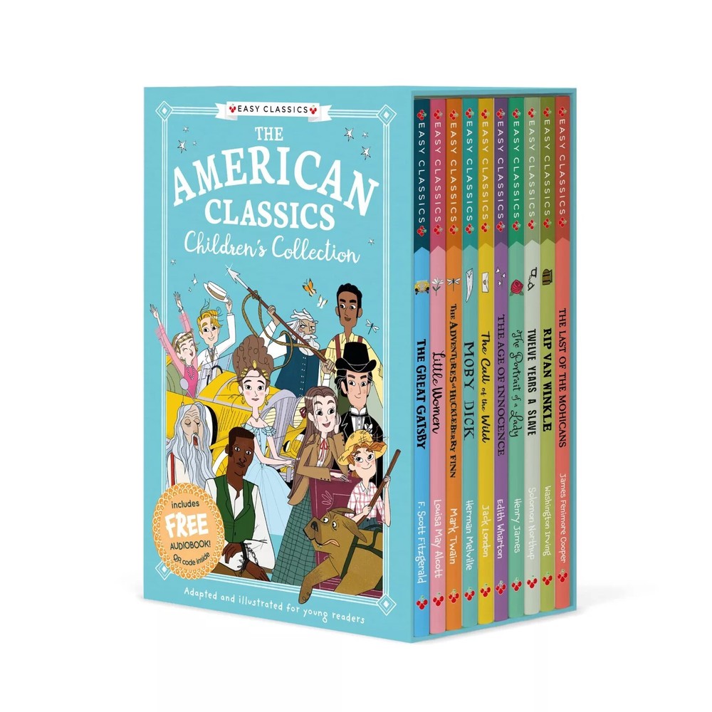 The American Classics Children’s 10 Books Paperback Set Age 7-11 By Gemma Barder