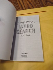 Bendon Large Print Crossword Vol. 204 160 Pages 63 Crosswords Word Puzzle 2021