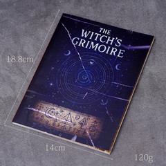 Witchcraft Grimoire Book of Shadows Journal Moon Phases Herbal Lore 77 Pages
