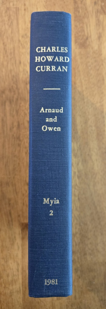 MYIA Volume 2 Charles Howard Curran by Paul H Arnaud & Thelma C Owen Inscribed