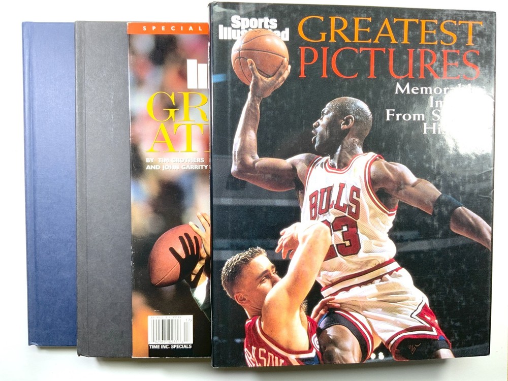 Sports Illustrated Greatest: Athletes, Feats, Moments, and Pictures, 4 Book Lot