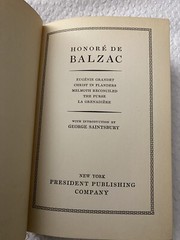 Honore De Balzac Hardcover Vintage Eugene Grander And Other Stories