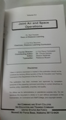 Joint Air & Space Operations v 5.2 Air Command & Staff College PB G+ 250623
