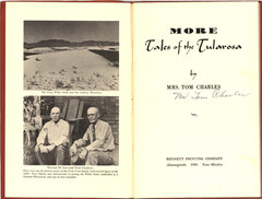 More Tales of the Tularosa by Mrs. Tom Charles – Signed