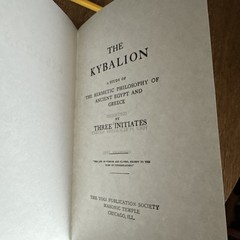 The Kybalion – Three Initiates 1940 Printing HC – Rare Hermetic / Occult Classic