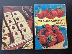 Lot of 10 Cookbook Pamphlets Vintage 1930s – 1960s * Culinary Arts Mystery Chef