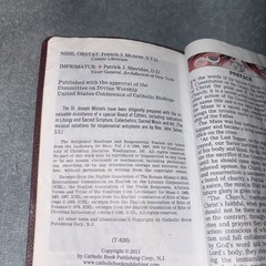 New St. Joseph Sunday Missal And Hymnal: 2011 Catholic Book Publishing Co. HC