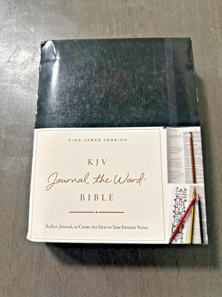KJV, JOURNAL THE WORD BIBLE (2016 Hardcover) – New _ Read