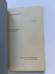 1955 JOAN DIDION Allen Ginsberg GARY SNYDER ~ Occident ~ Beat Bay Area RARE
