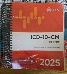 New ICD-10-CM Complete Code Set 2025 Spiral-bound book, never opened