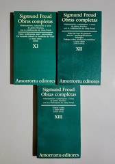 Sigmund Freud Obras Completas Books I-XIII Spanish 1982 Edition – Good