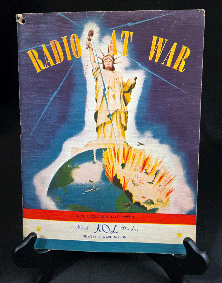 1940’s WWII Radio At War Publication / Propagand KOL Seattle Wa. History