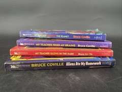 Bruce Coville My Teacher is an Alien Book Lot Of 4 Mixed Set