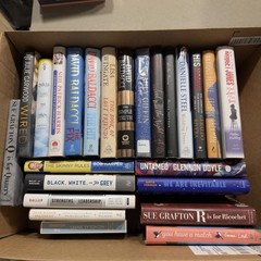 Large Lot of Assorted Books – Fiction & Non-Fiction – 2 Boxes (53 books total)