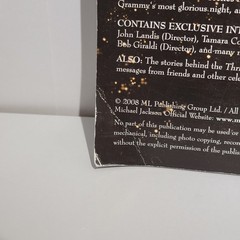 Thriller 25 The Book Michael Jackson 2008 Collectable 25th Anniversary Book