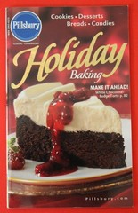 Pillsbury Cookbook Booklets AND a Hard to Find Slip Cover – Holiday Cooking
