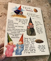 Gnomes book The life and times of Gnomes 212 pgs all in color HC 1976 Signed