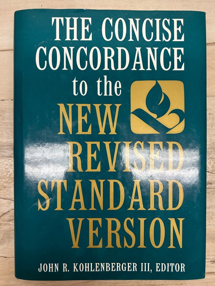 Vintage 1993 Oxford The Concise Concordance To The New Revised Standart Version