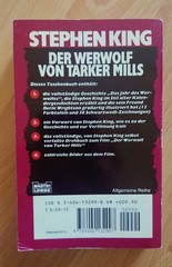 Der Werwolf von Tarker Mills – Stepen King – mit Illustrationen Drehbuch Stills