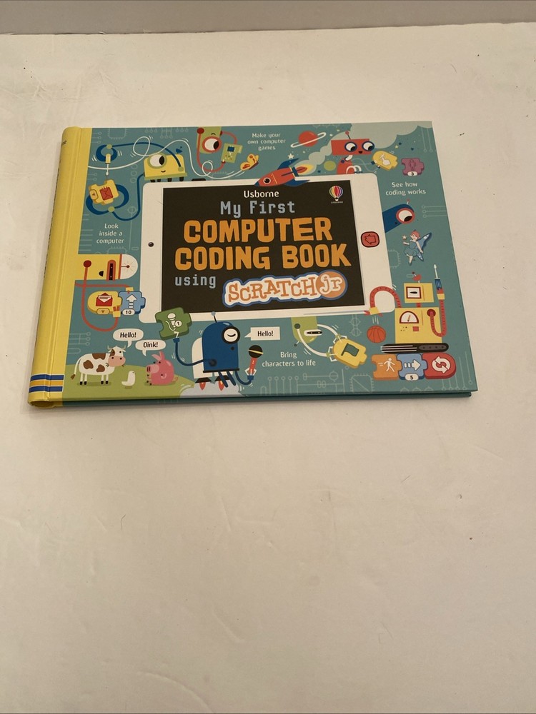 EDC Publishing My First Computer Coding Book Using ScratchJr IR Hardcover Dicki…