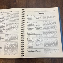 Cookbook 1938 J.R. Watkins Blue Wire Bound Interesting Recipes Vtg 288 Pages