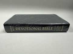 Sonrise Daily Devotional Bible~Thomas Nelson Bonded Leather ~ Black New