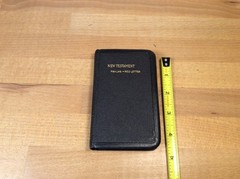 New Testament and Psalms, National Bible Press, Red Letter, 1941, Box