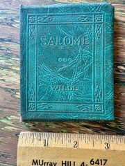 Antique Red Small Book SALOME Oscar Wilde Classic Literature New York