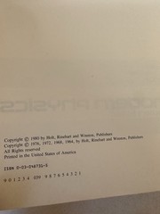 Modern Physics Teacher’s Edition Hardcover Book by John E. Williams 1980
