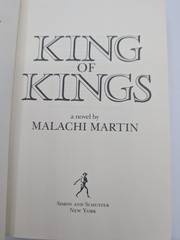 Malachi Martin King of Kings A novel of King David HC DJ 1st Ed