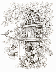 Secret Garden Coloring Book for Adults & Kids ,