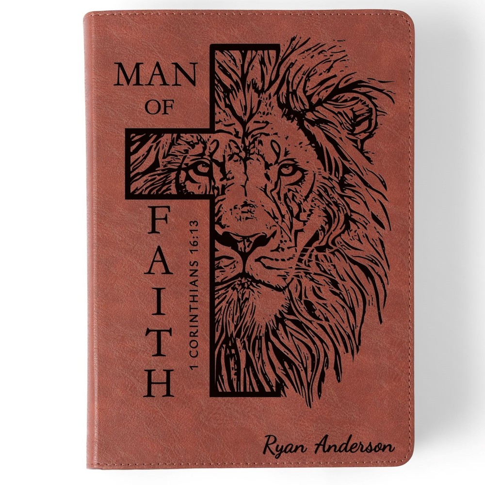 Personalized Bible for Men, ESV Men’s Study Bible, Bible for Men Name Engraved