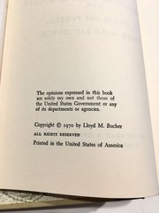 BUCHER: MY STORY HC BOOK COMMANDER LlOYD M. BUCHER USN US PUEBLO 1STED 1970