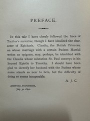 The Burning of Rome or a Story of the Days of Nero by Alfred J. Church (hc 1891)
